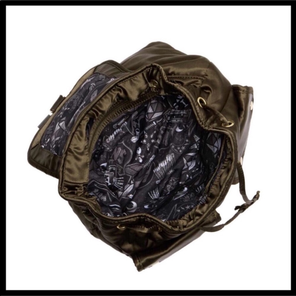 STEVE MADDEN MINI BACKPACK SATIN TRAVEL BAG - Picture 4 of 8